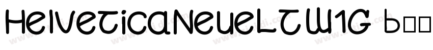 HelveticaNeueLTW1G B字体转换